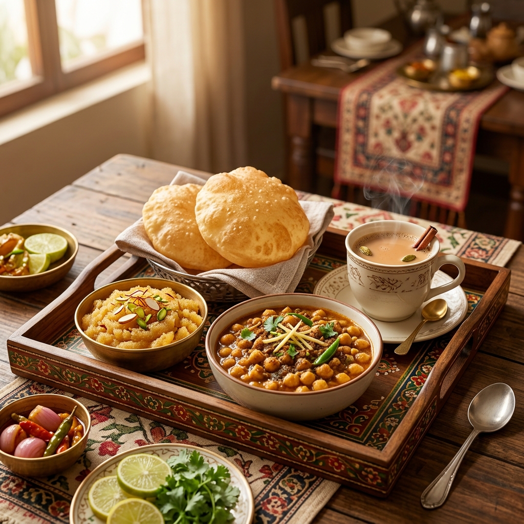 Desi Pakistani Breakfast